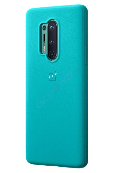 OnePlus 8 Pro Sandstone Bumper Case (Cyan)